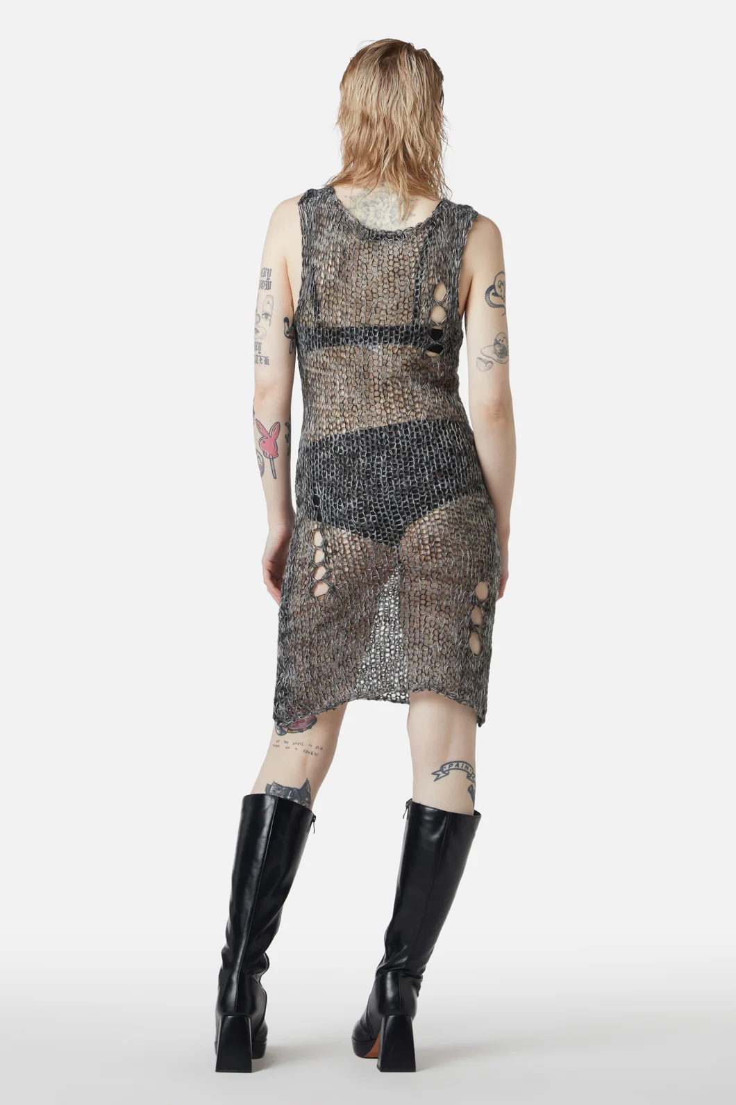 Misery Distressed Knit Dress - Image 5