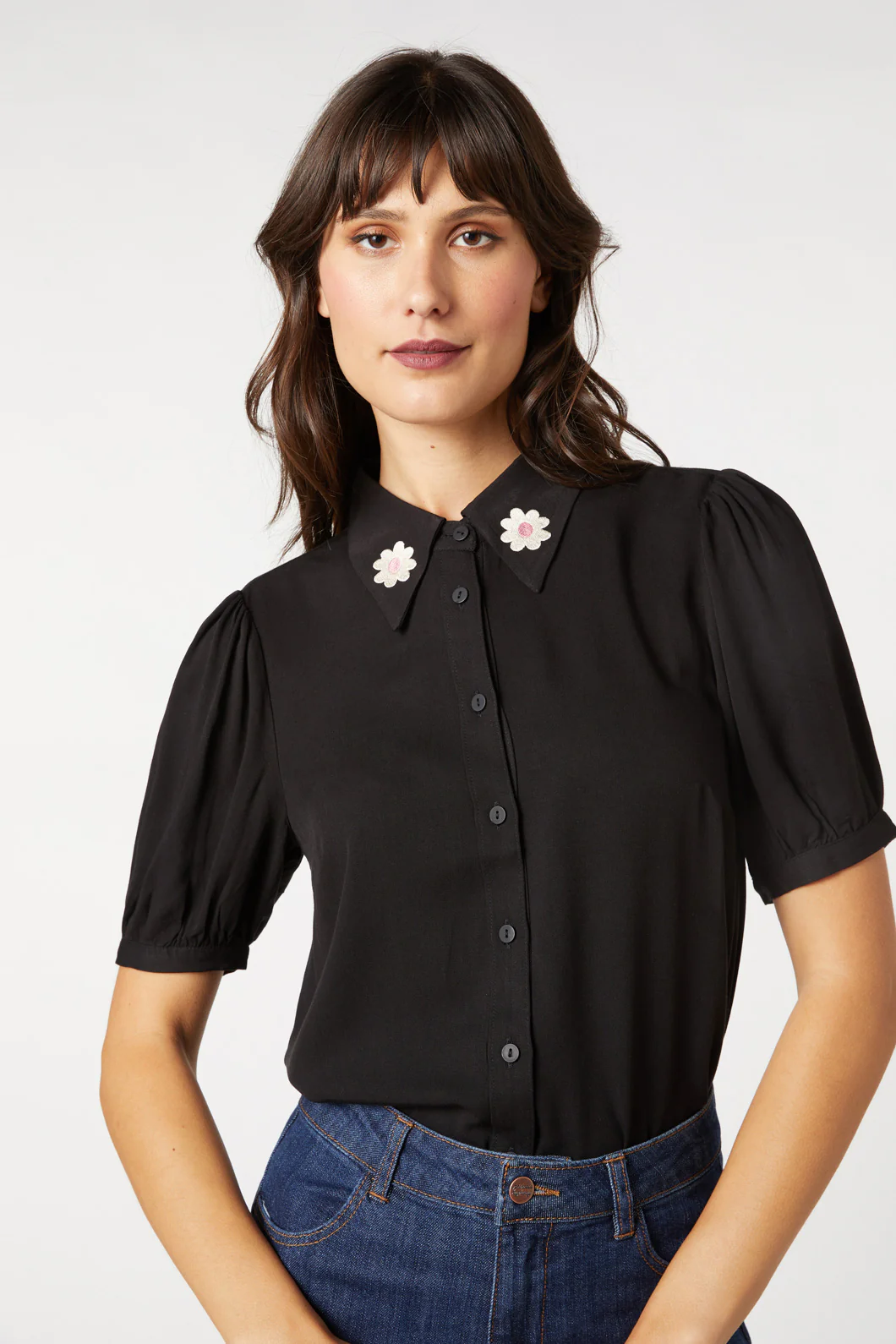 Miss Daisy Embroidered Blouse