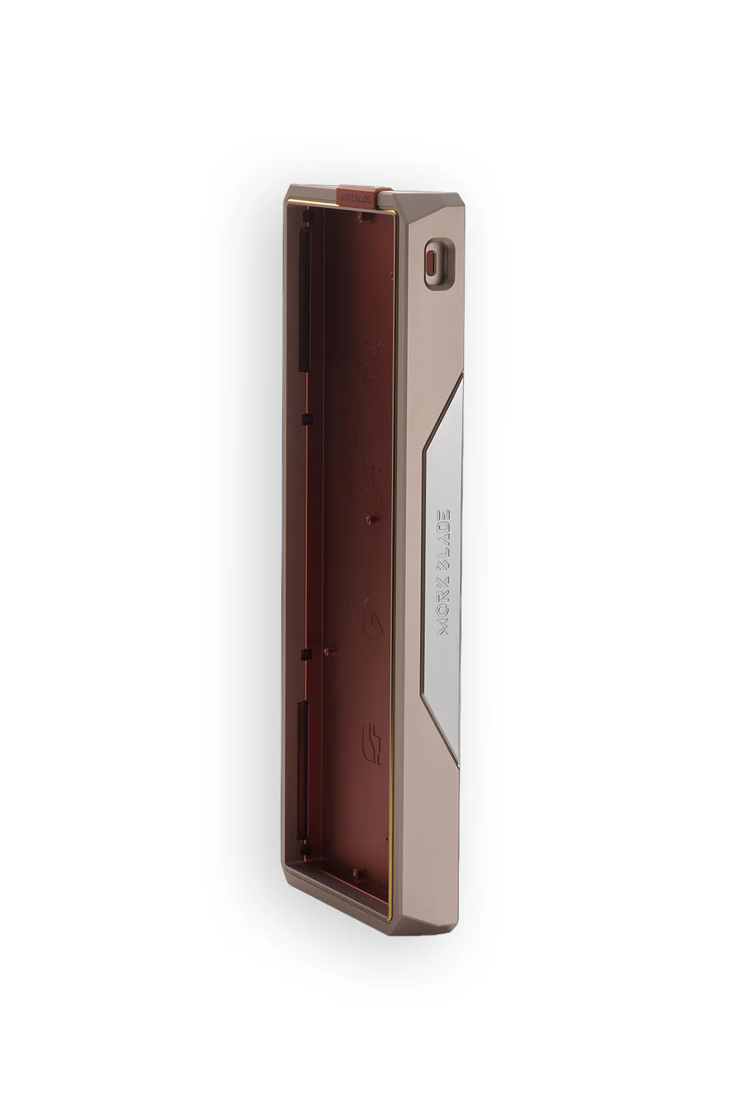Mork Blade MK60 Sand Gold 60% CNC Aluminum Multi-Mount Custom Keyboard Case - Image 3