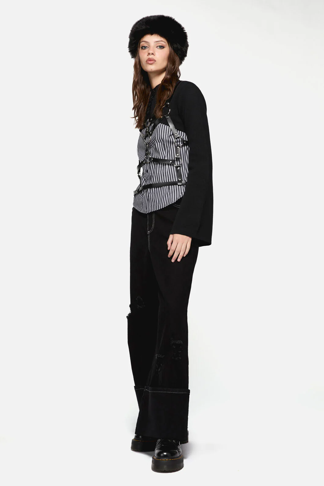 Moggy High Neck Cropped Cardigan - Image 12