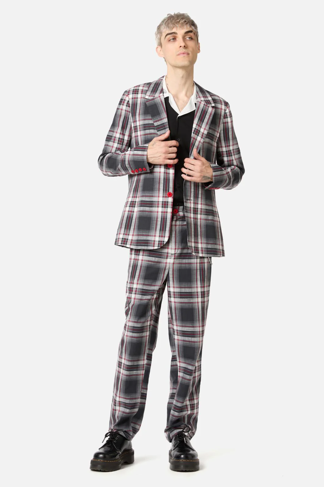 Moggy Tartan Blazer - Image 2