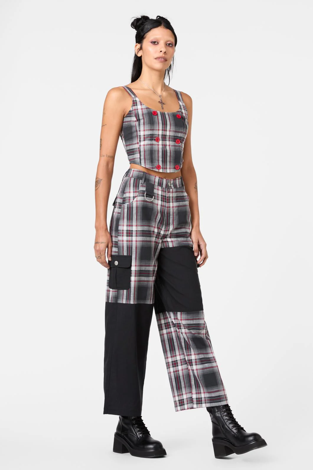 Moggy Tartan Cargo Pant - Image 3