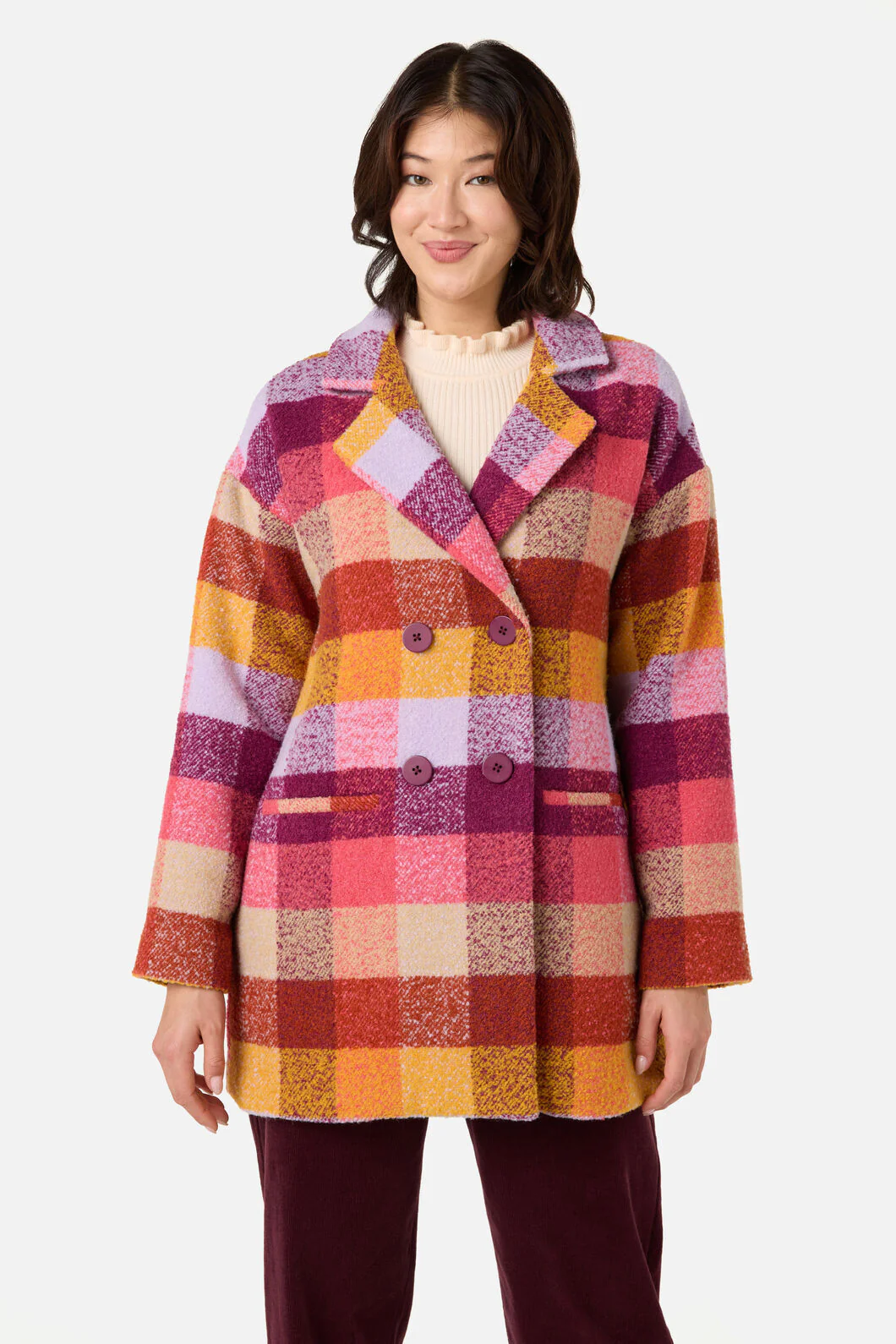 Molly Check Coat - Image 4
