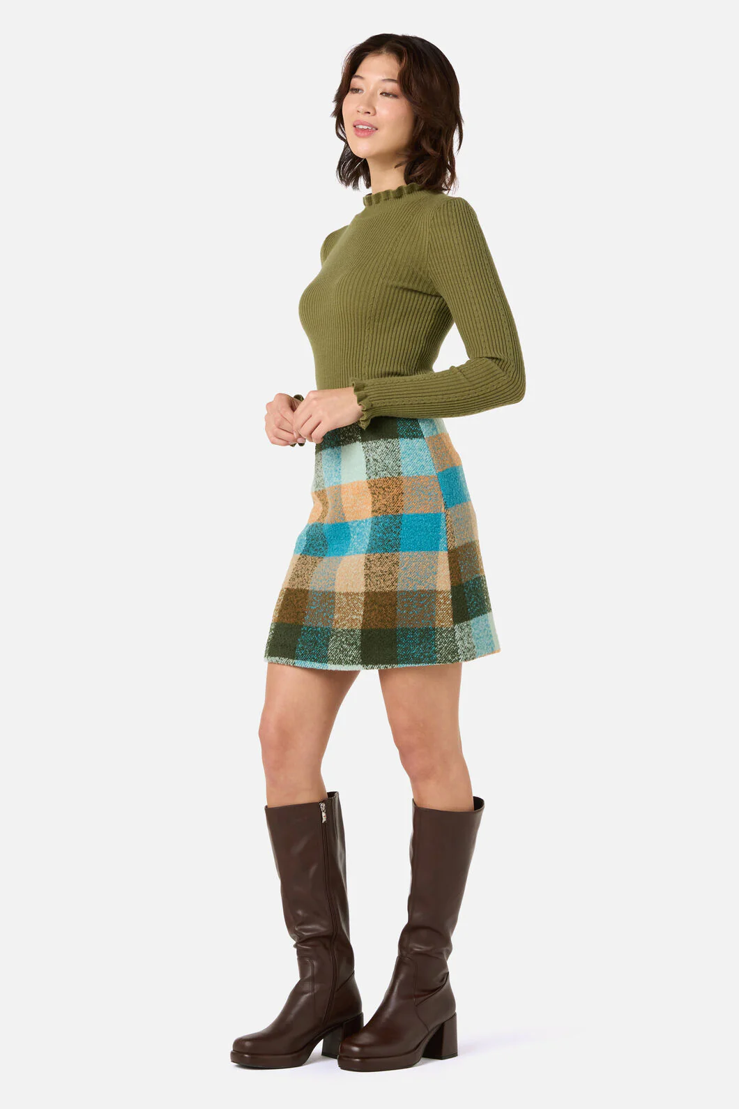 Molly Check Skirt - Image 10