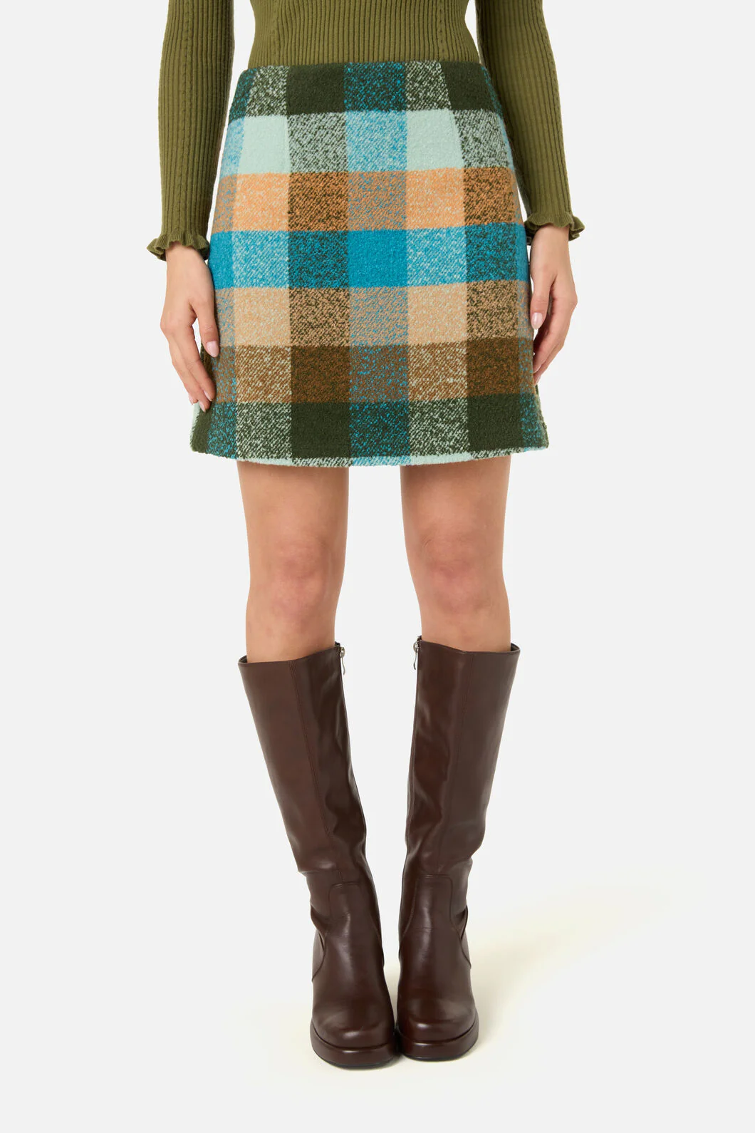 Molly Check Skirt - Image 13