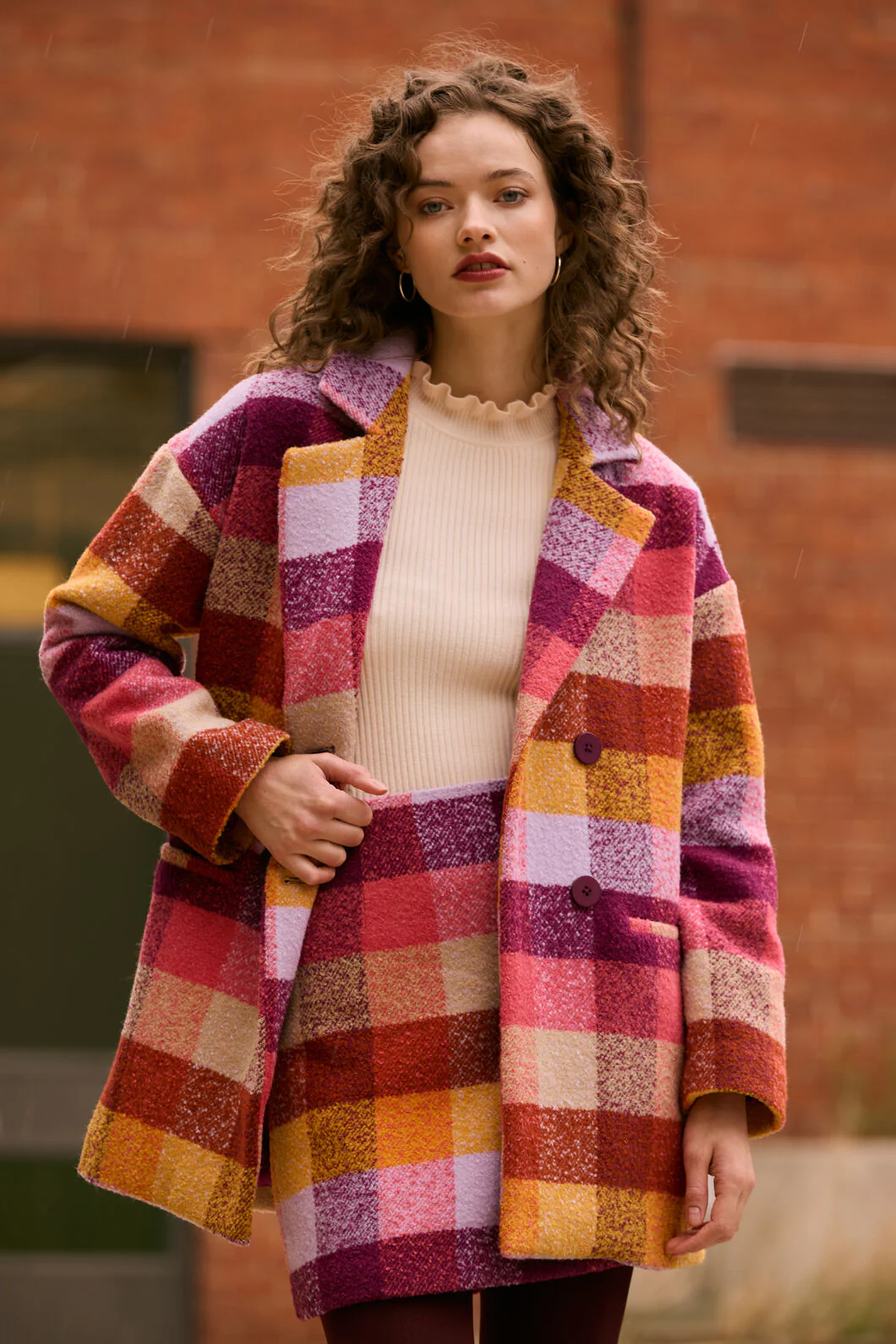 Molly Check Skirt - Image 2