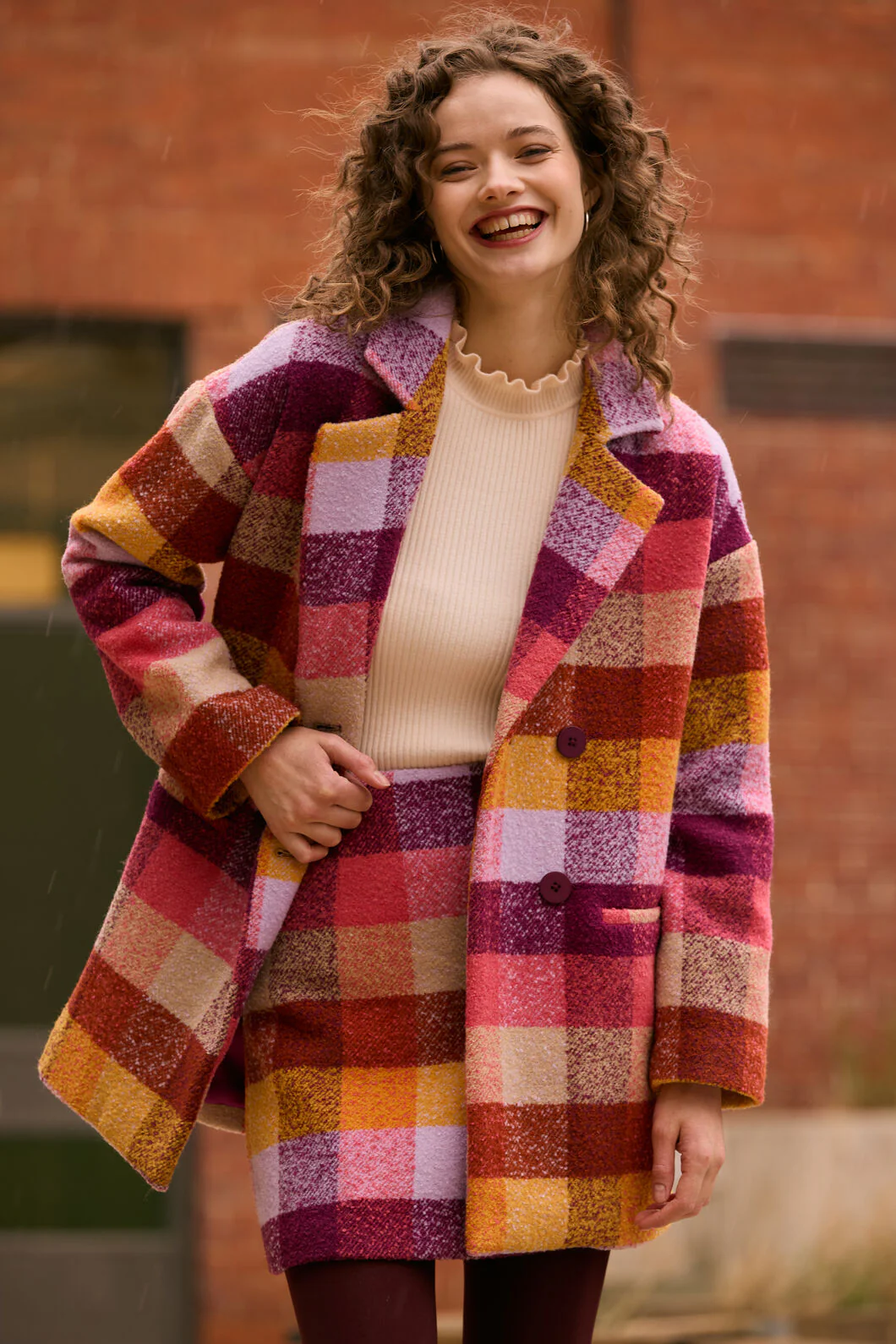 Molly Check Skirt - Image 3