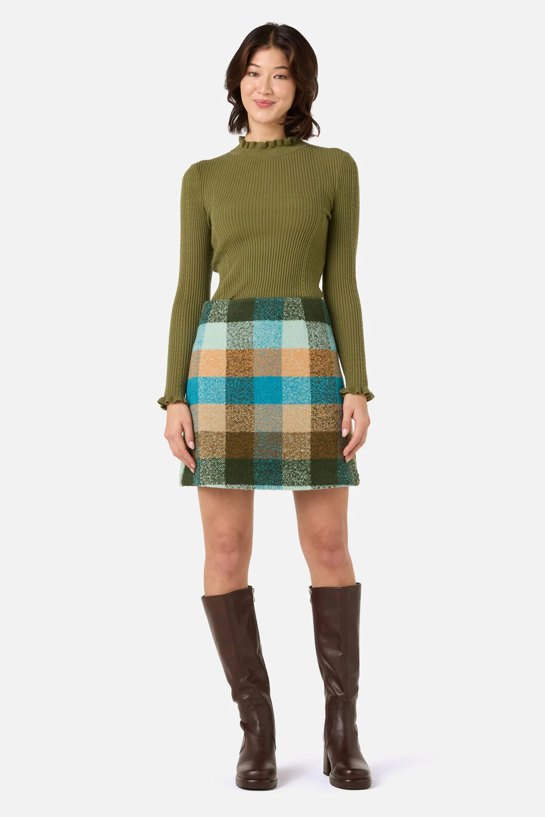 Molly Check Skirt - Image 9