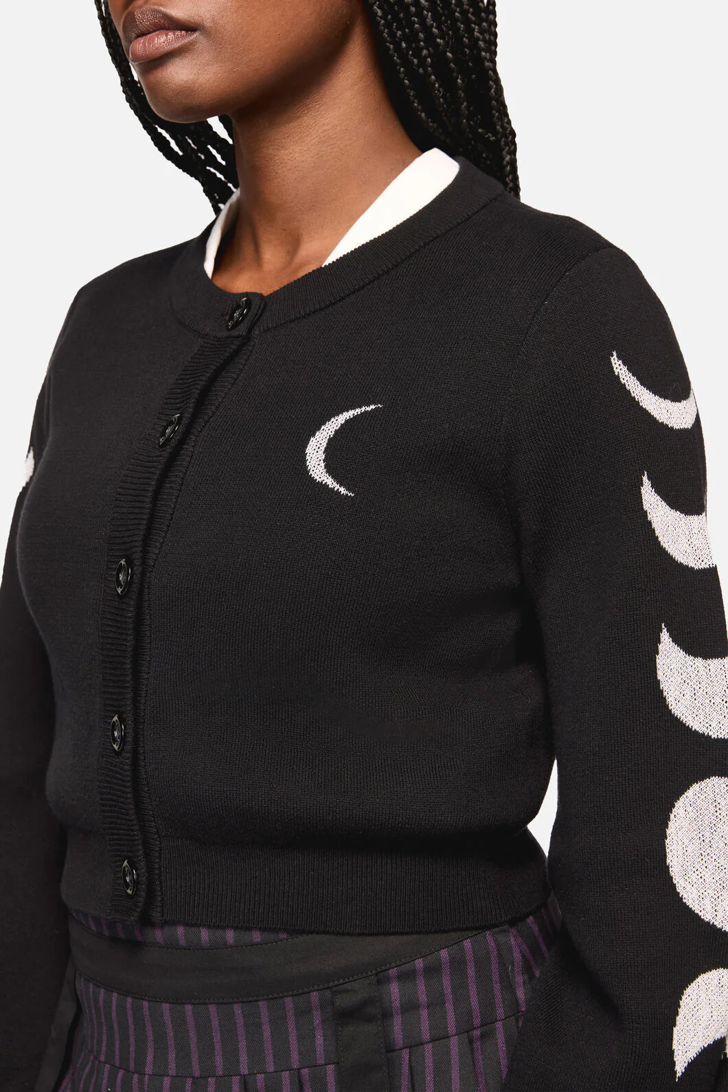 Moon Phase Goth Cardigan - Image 5
