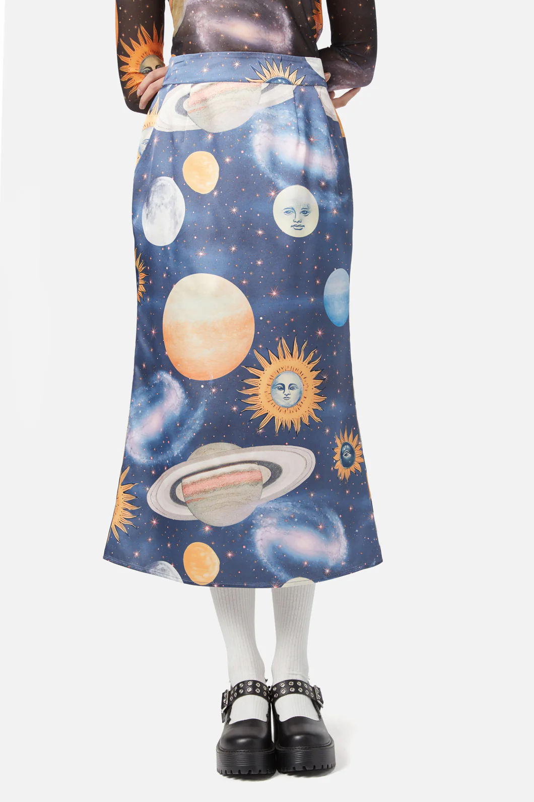 Moonlit Satin Skirt - Image 2