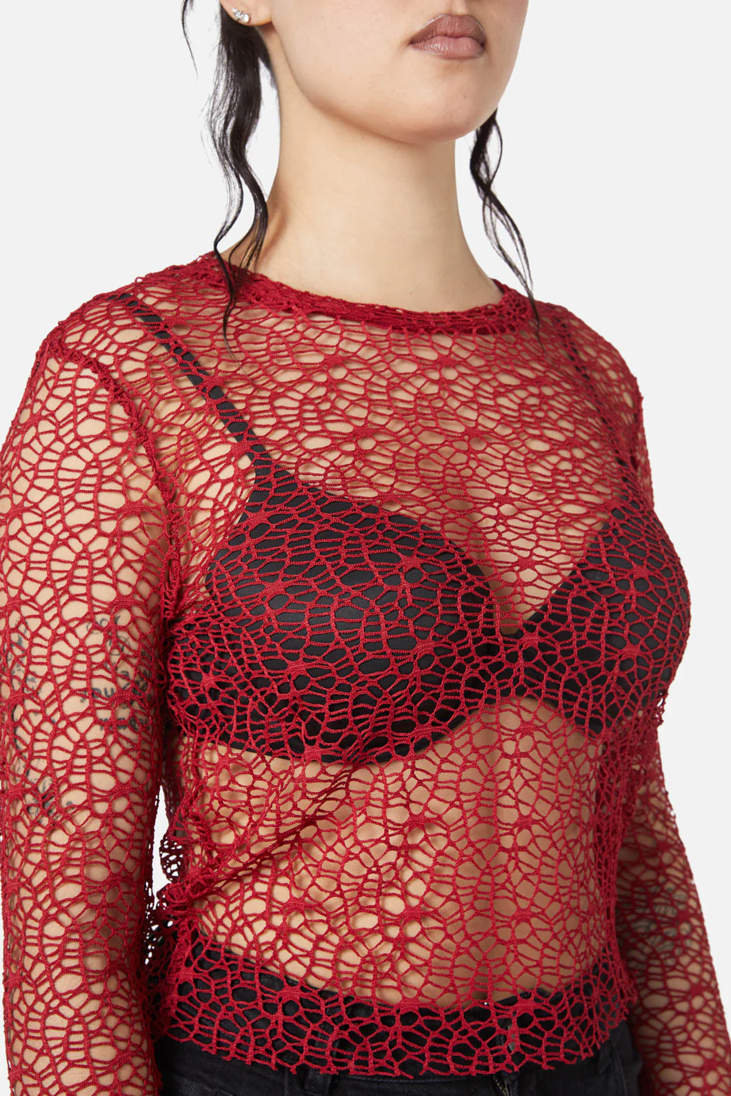 Mortal Webbed Mesh Top - Image 10
