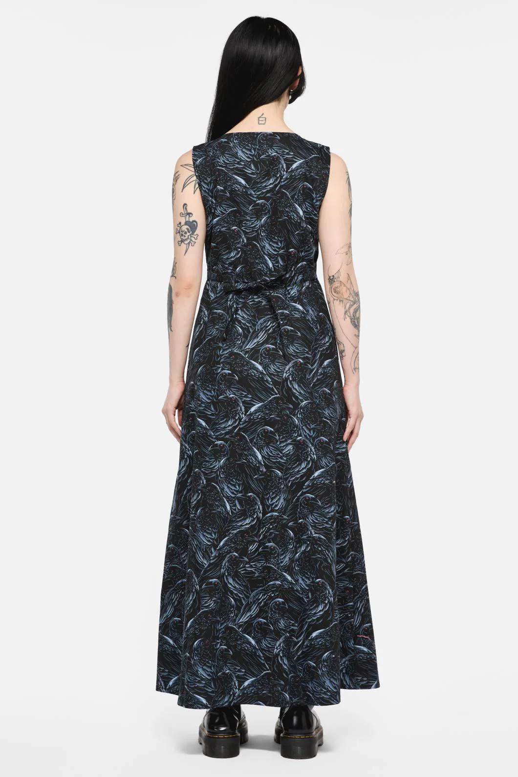 Murder Of Crows Midi Dress - Image 4