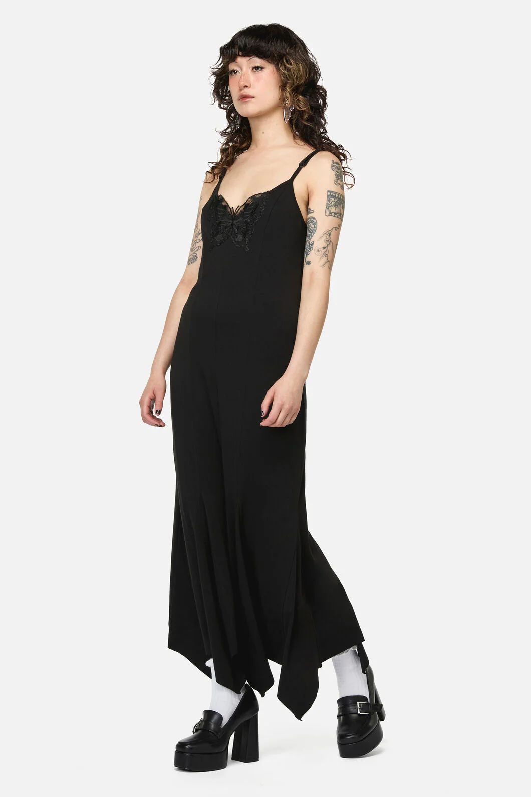 Naiad Goth Maxi Dress - Image 2