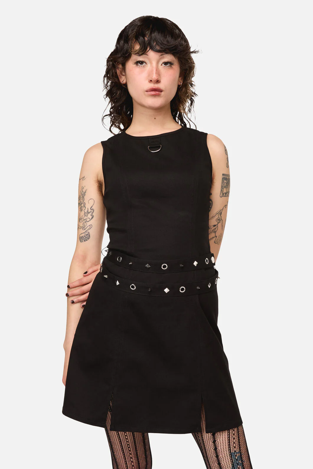 Nancy Punk Belt Mini Dress