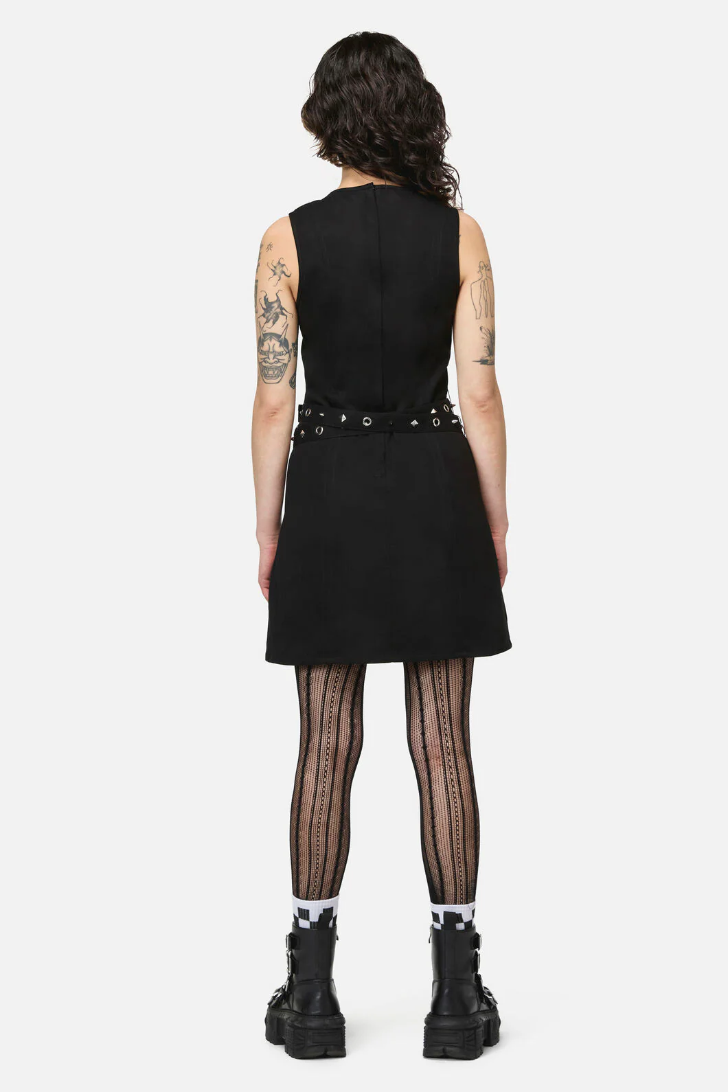 Nancy Punk Belt Mini Dress - Image 4