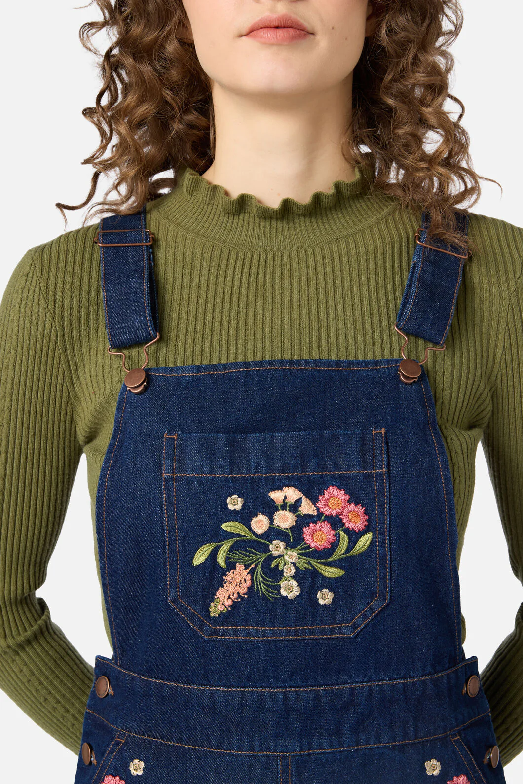 Native Embroidered Pinafore - Image 7