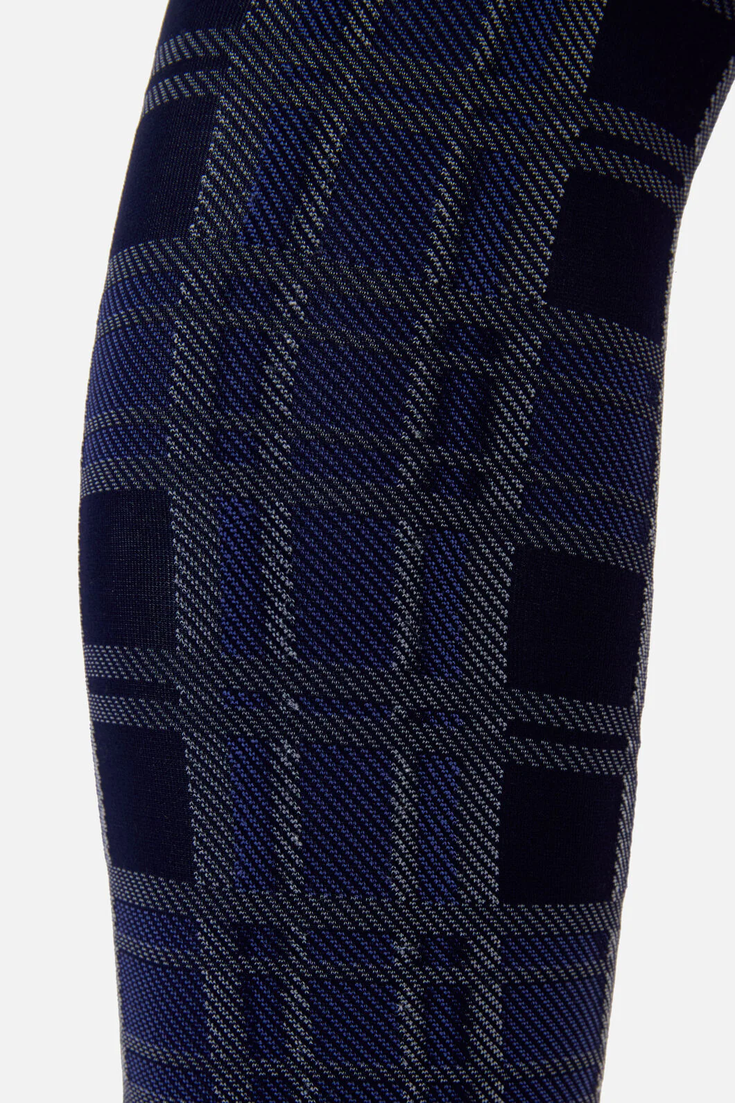 Navy Tartan Tights - Image 4