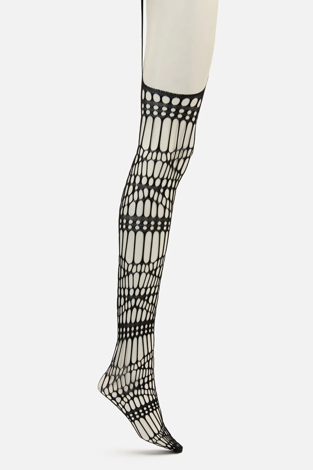 Netted Suspender Tights - Image 4
