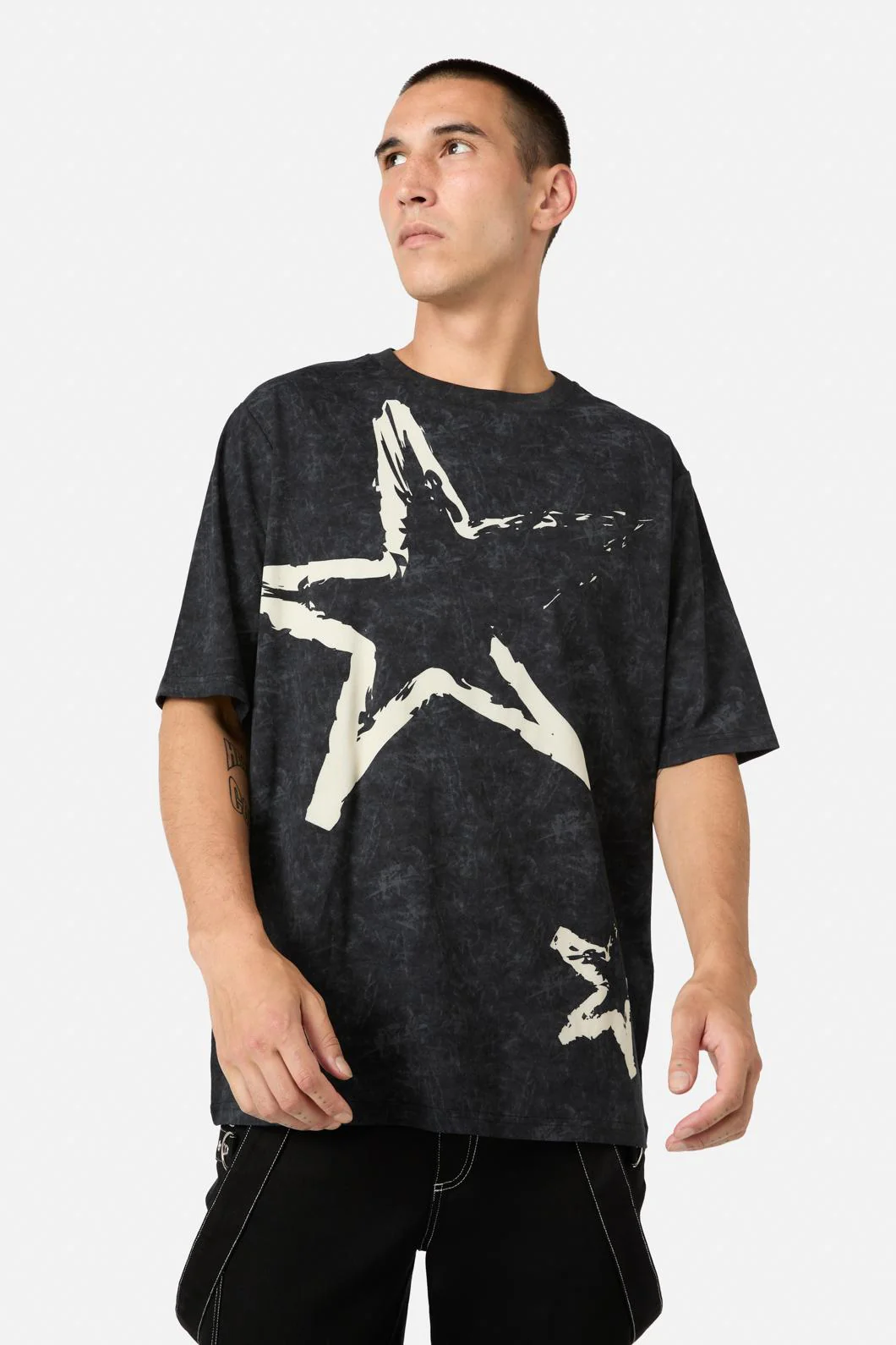 Nevermind Acid Wash Tee - Image 2