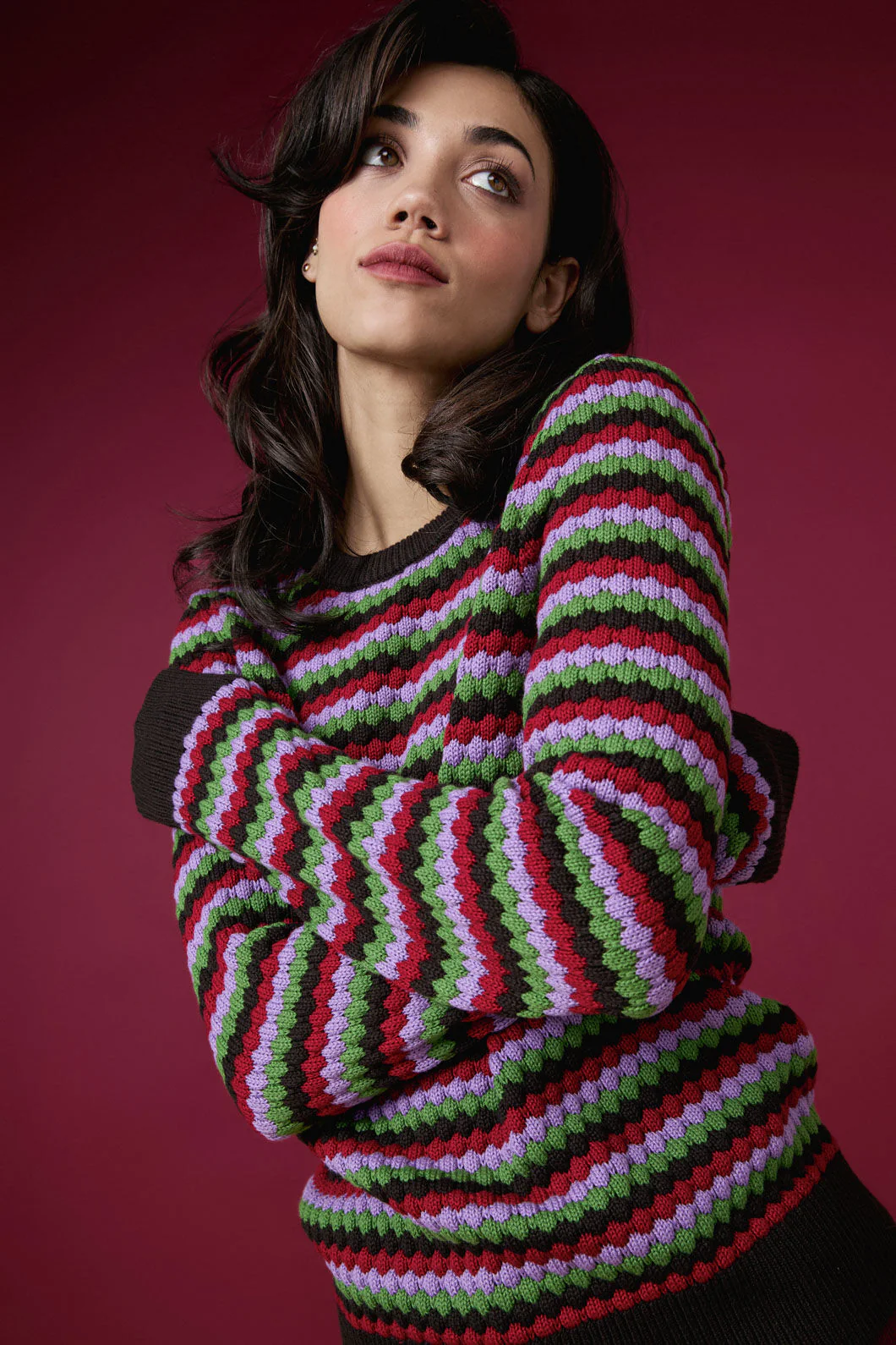 Nico Stripe Knit Jumper - Image 6