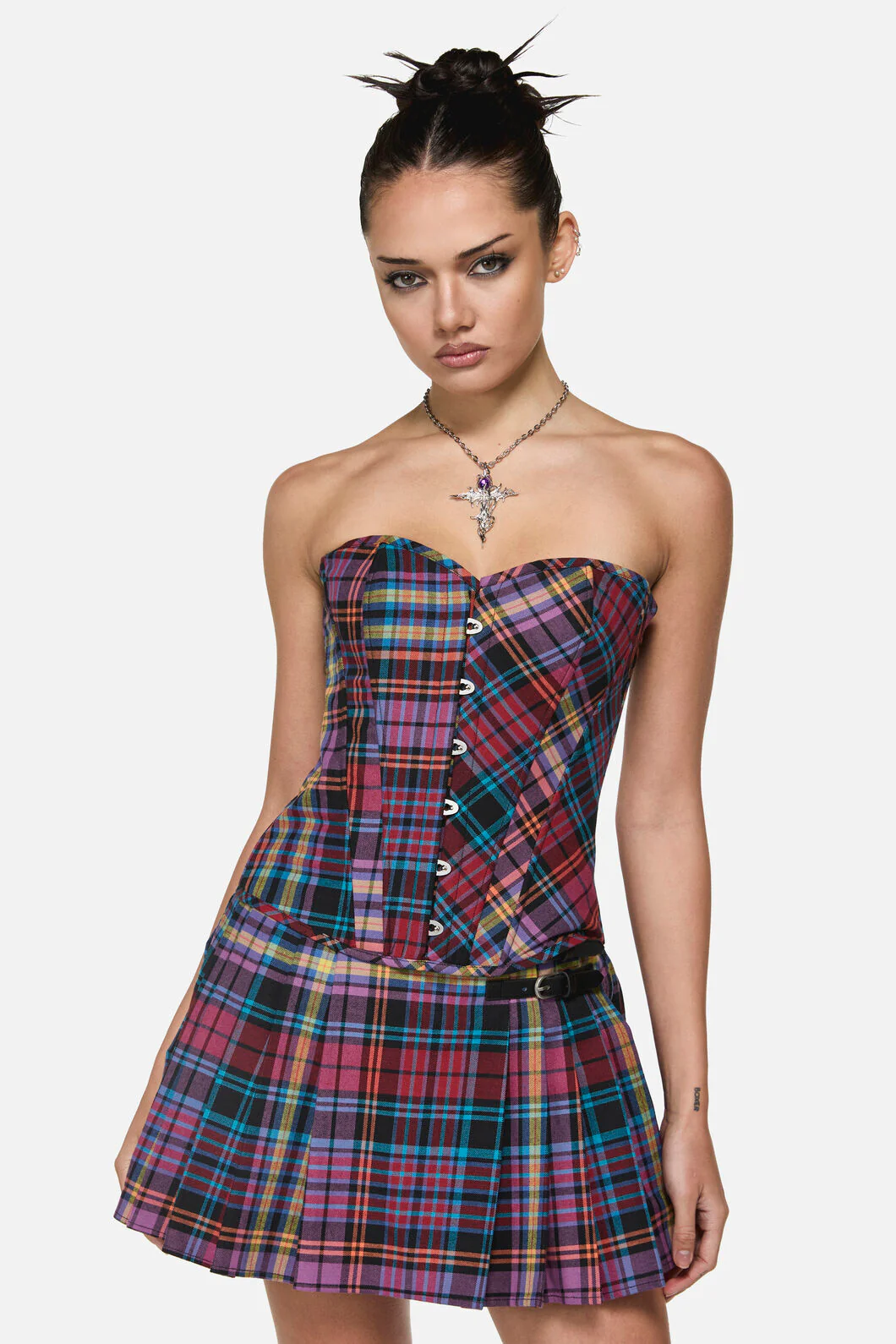 Nightminds Tartan Corset