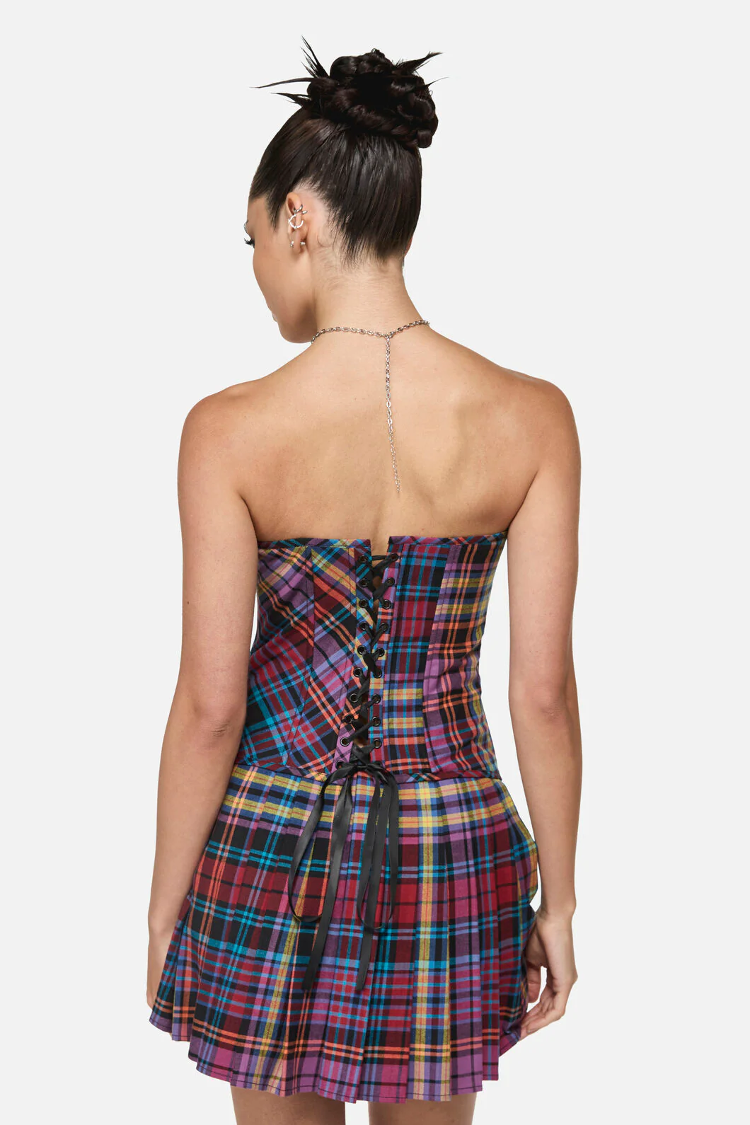 Nightminds Tartan Corset - Image 3