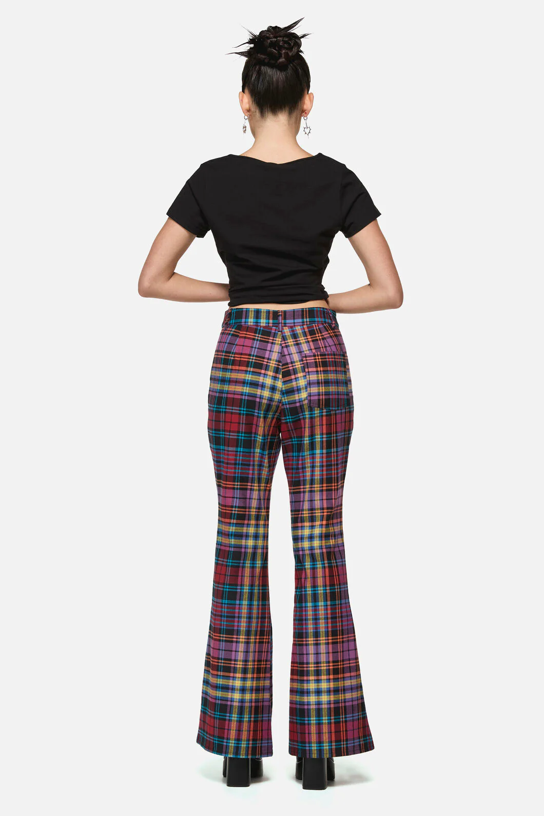 Nightminds Tartan Flare Pant - Image 4
