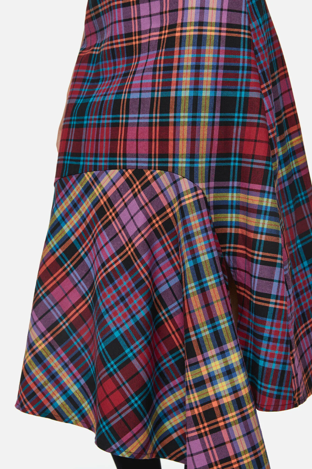 Nightminds Tartan Midi Skirt - Image 5