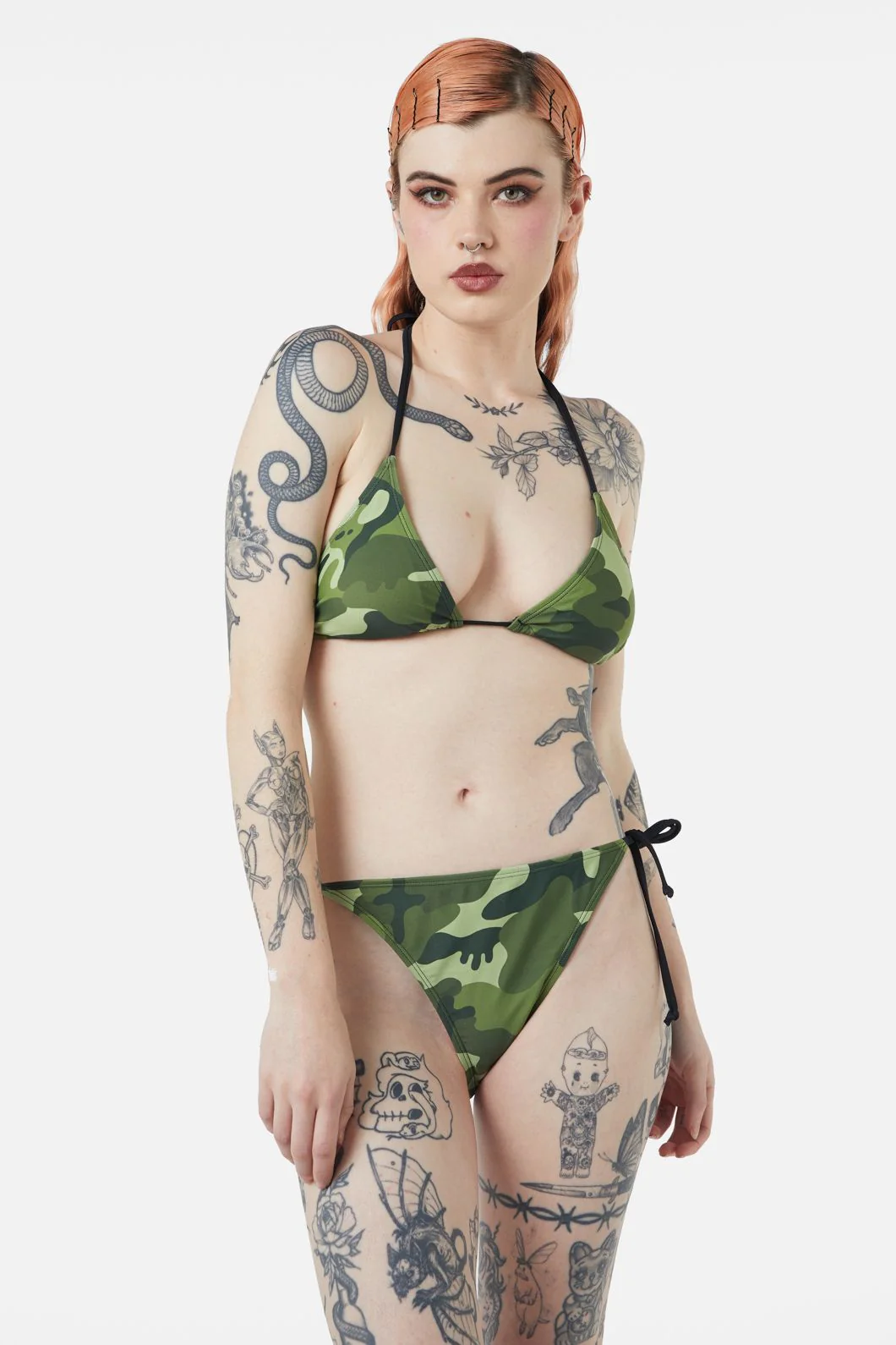 Nook Of The Garden Camo Bikini Bottom - Image 2