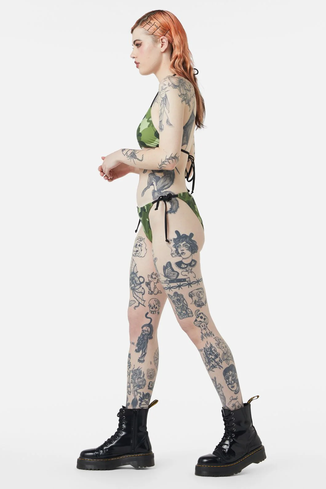 Nook Of The Garden Camo Bikini Bottom - Image 4