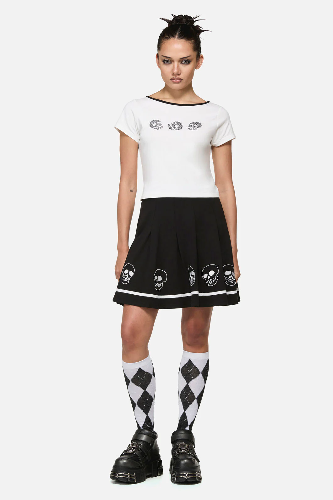Numbskull Goth Print Tee - Image 4