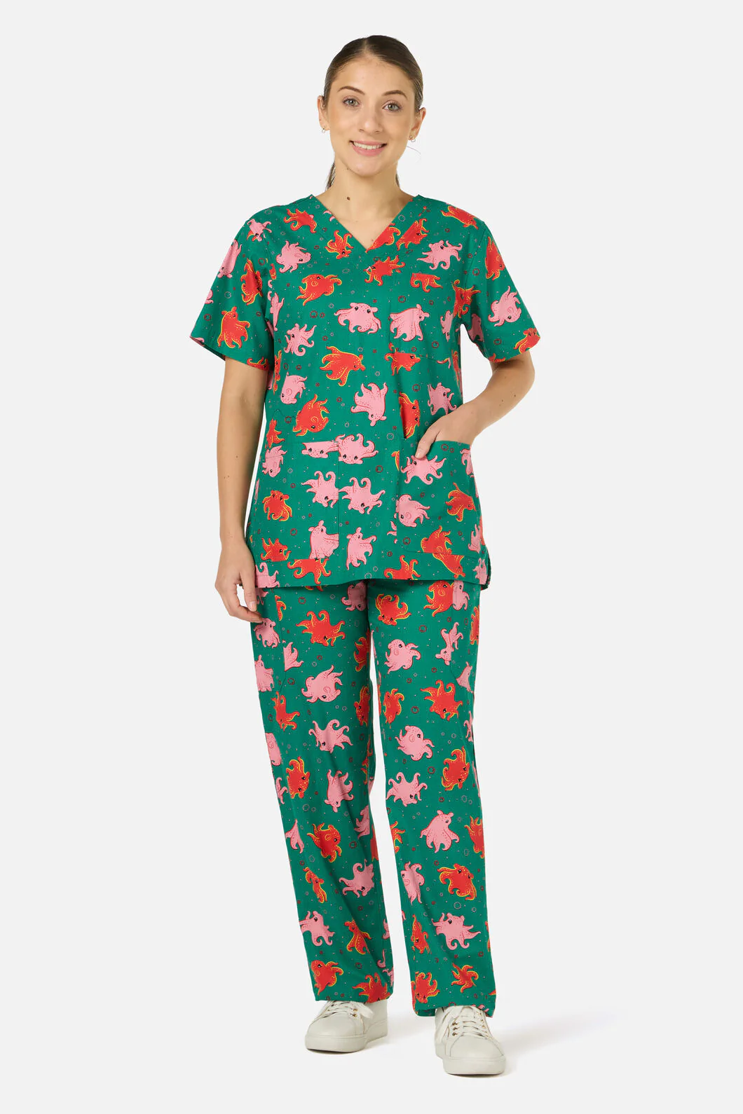 Octopi Scrub Set