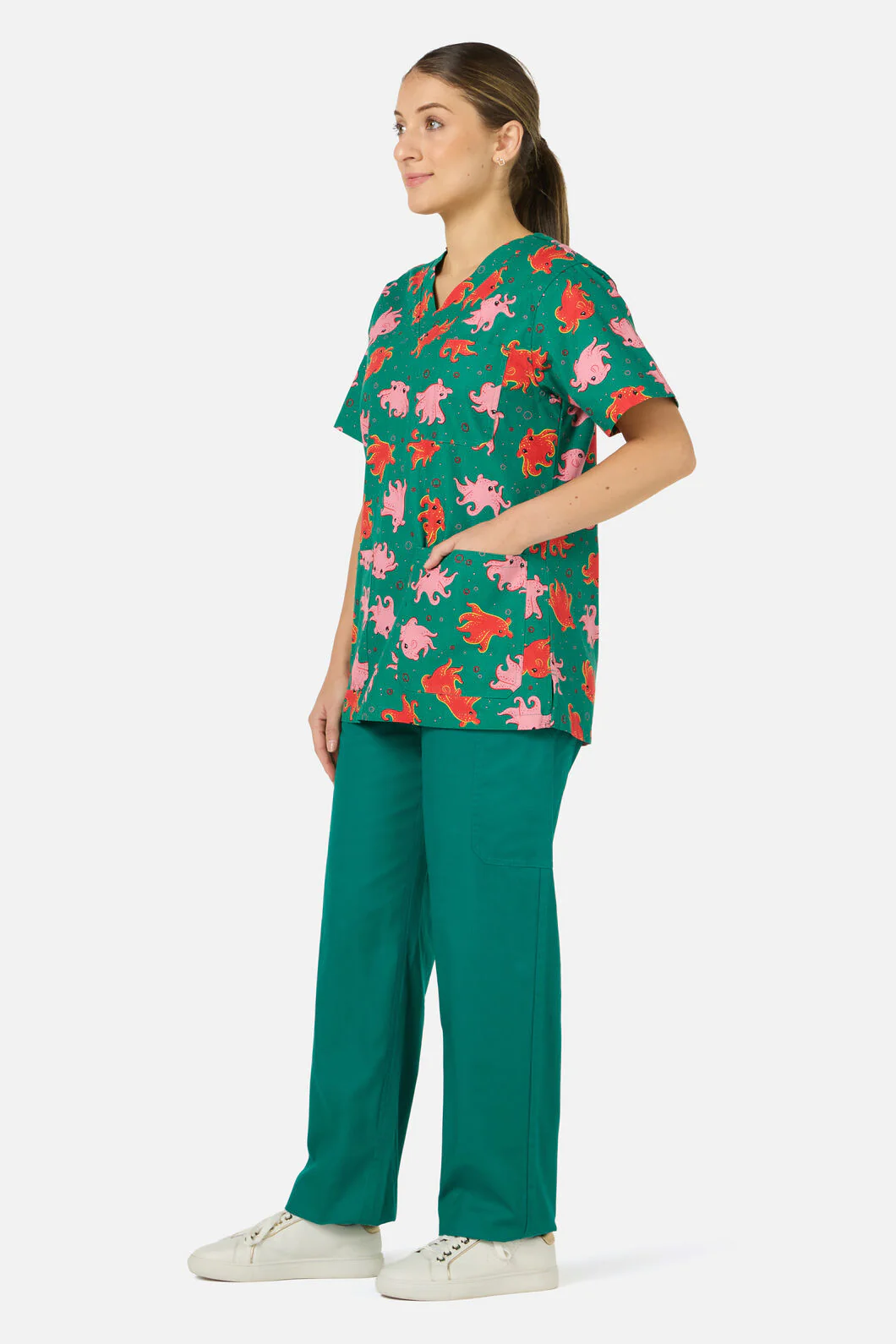 Octopi Top & Pant Scrub Set - Image 2