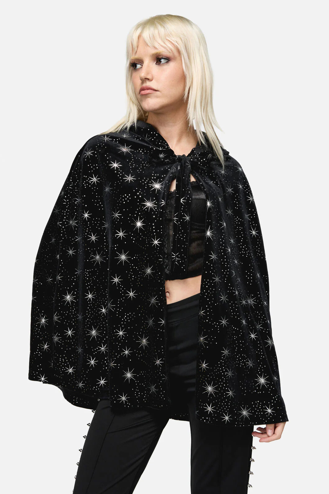 Odette Velour Goth Cloak