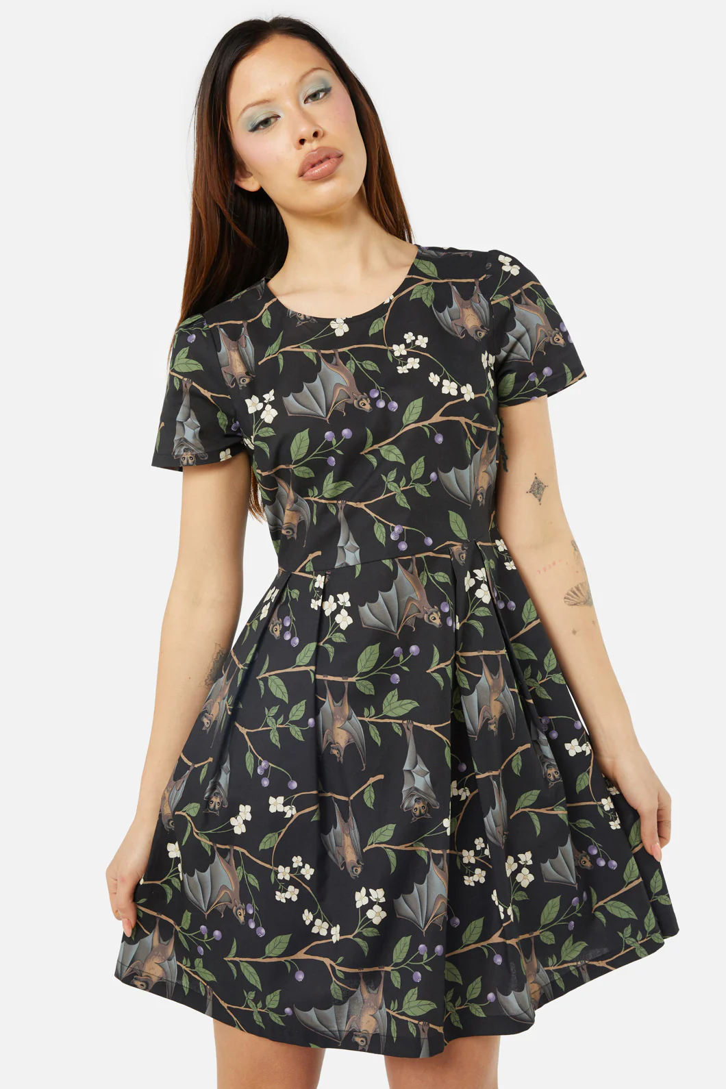 Old World Printed Dress