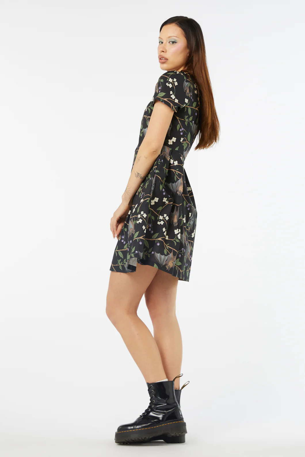 Old World Printed Dress - Image 3