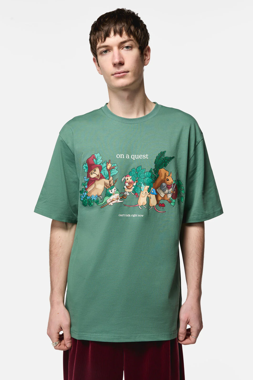 On A Quest Print Tee - Image 6