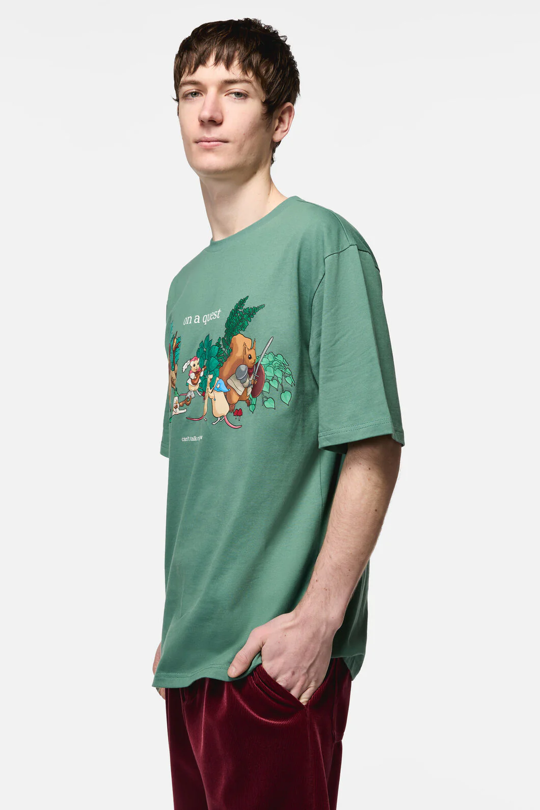 On A Quest Print Tee - Image 7