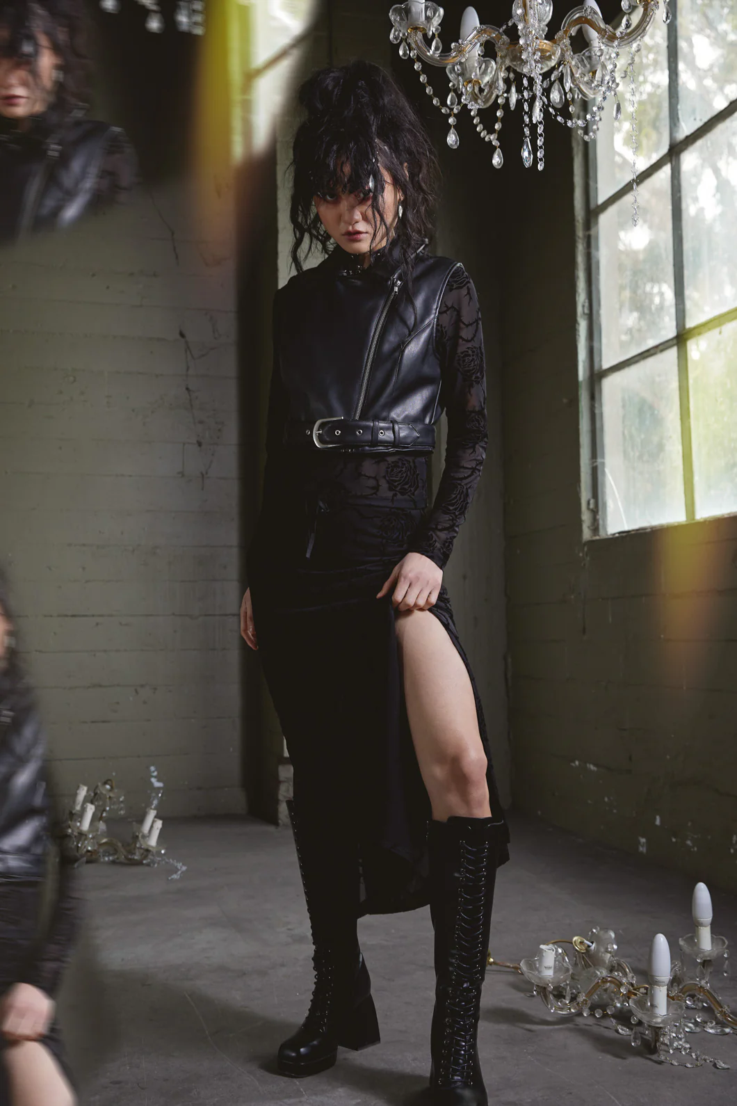 Ornate Metal Pu Vest - Image 3