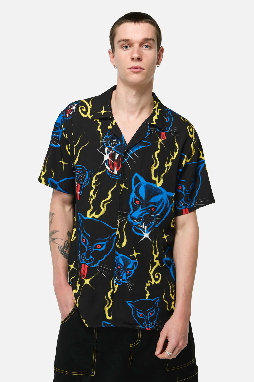 Panther Punk Short Sleeve Shirt - Image 2