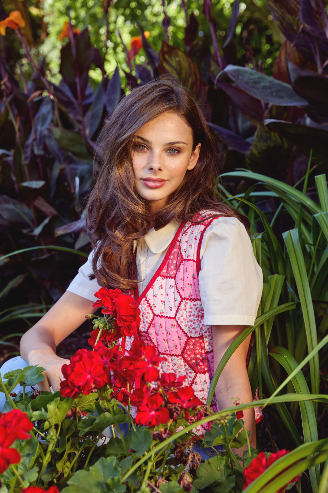 Patchwork Quilted Tie Vest - Image 4