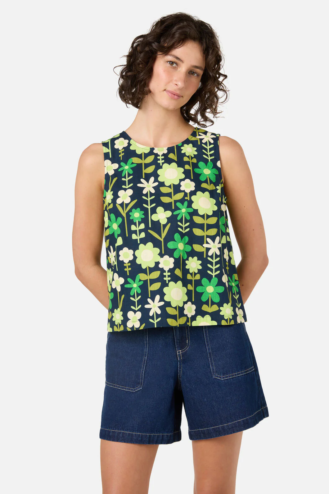 Penny 60's Shell Top