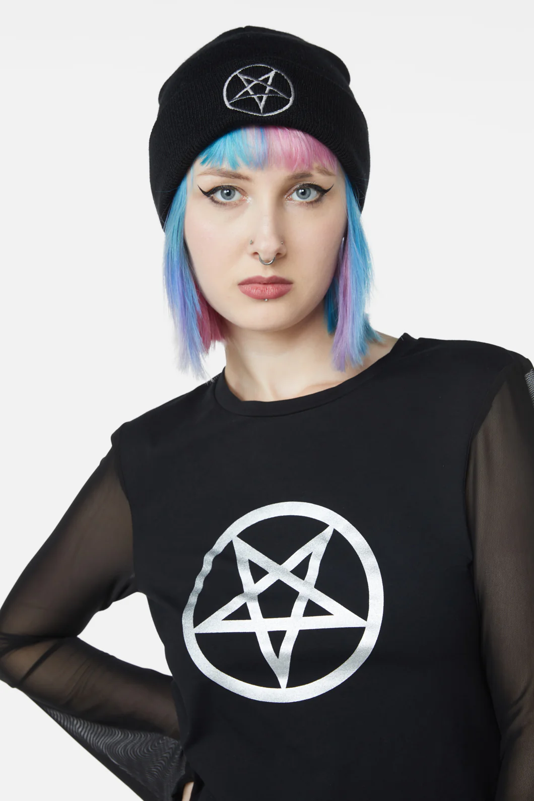 Pentagram Knit Beanie