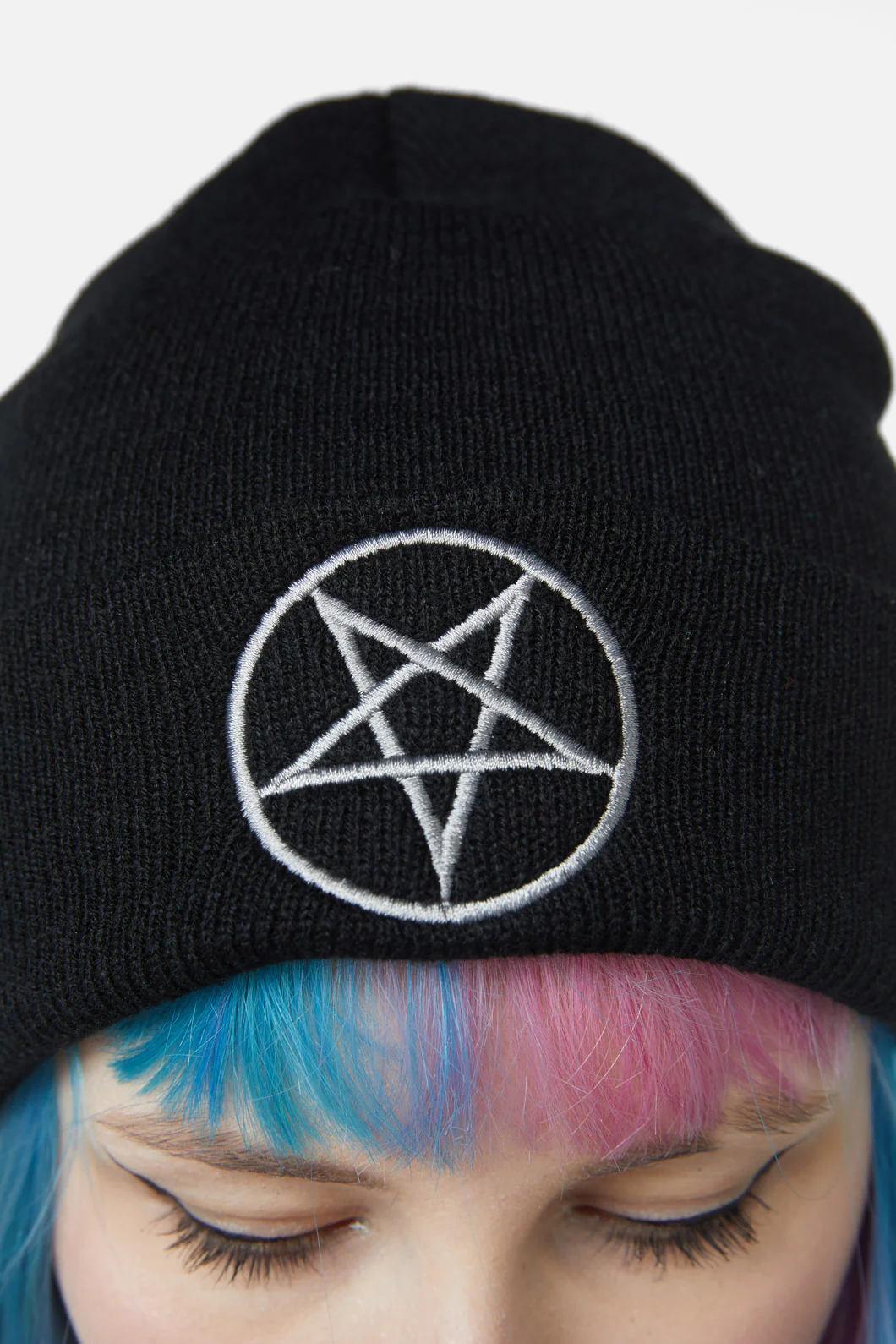 Pentagram Knit Beanie - Image 3