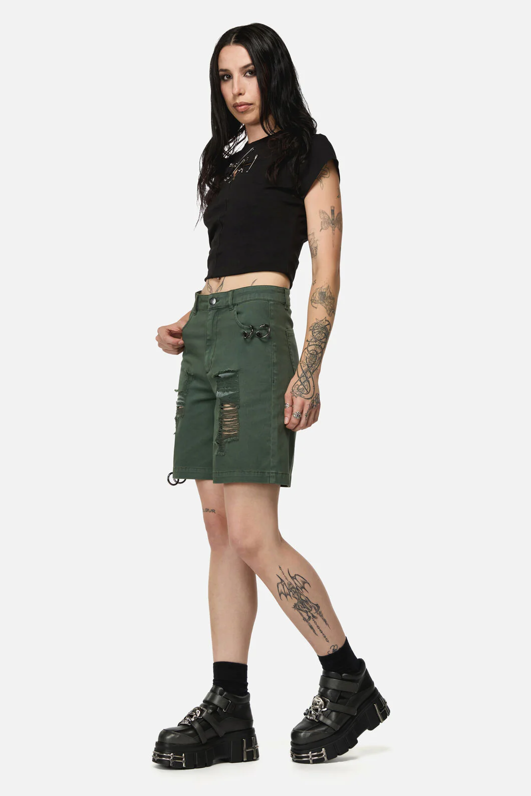 Pestilence Goth Trim Short