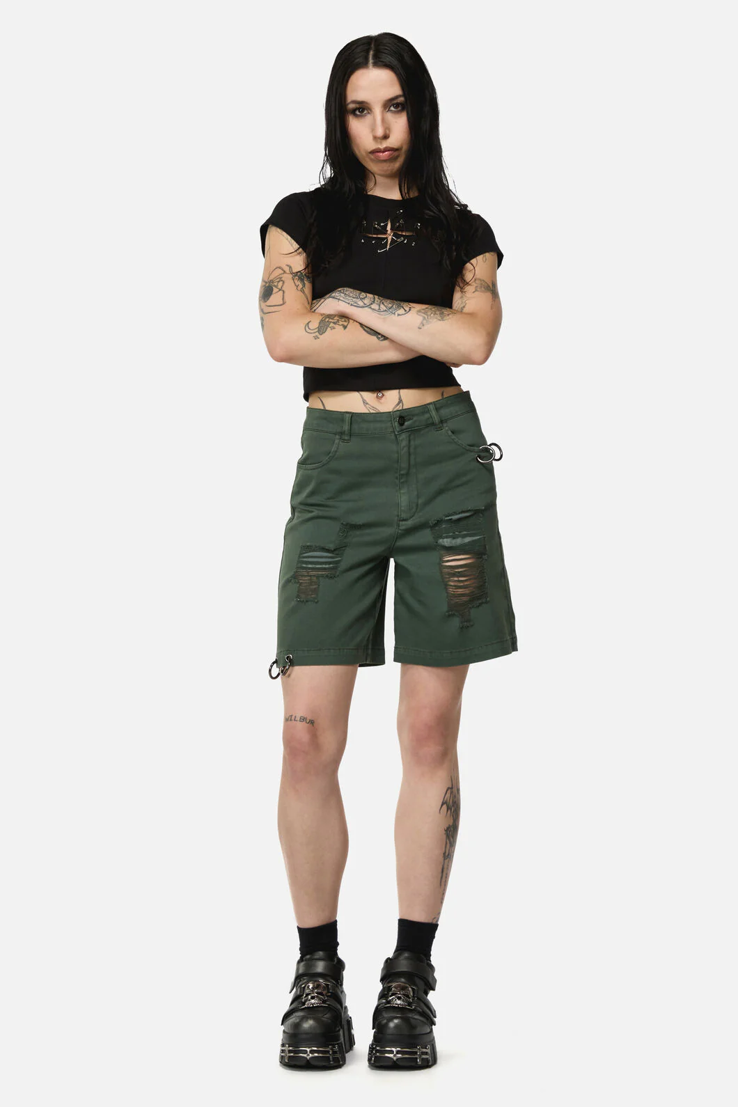 Pestilence Goth Trim Short - Image 2