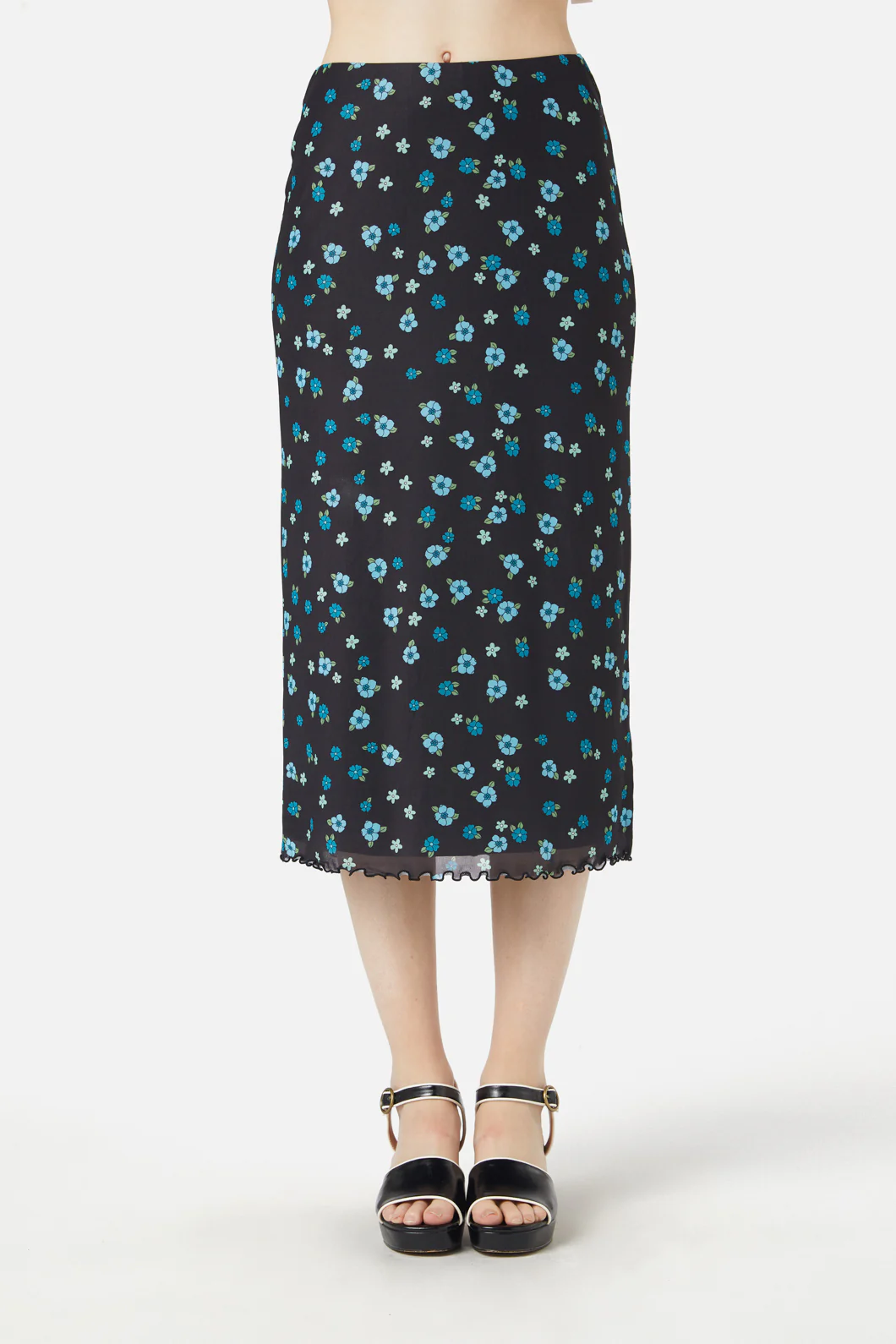 Petal Mesh Skirt