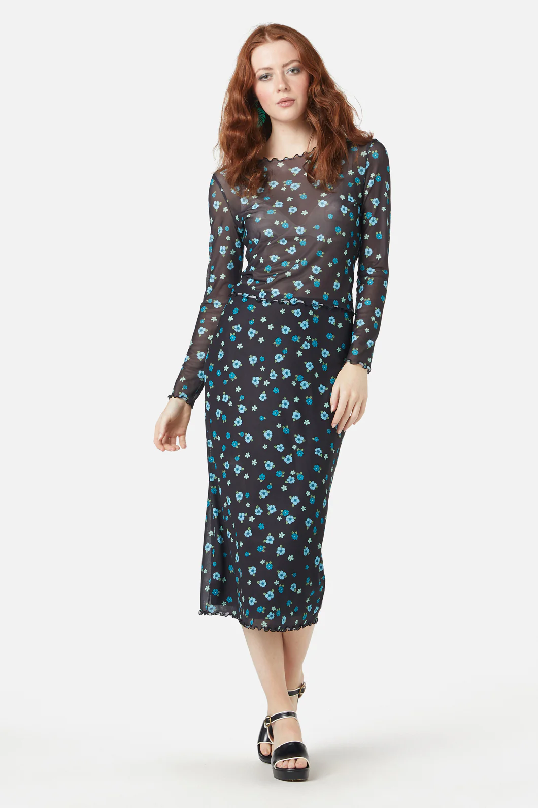 Petal Mesh Skirt - Image 2