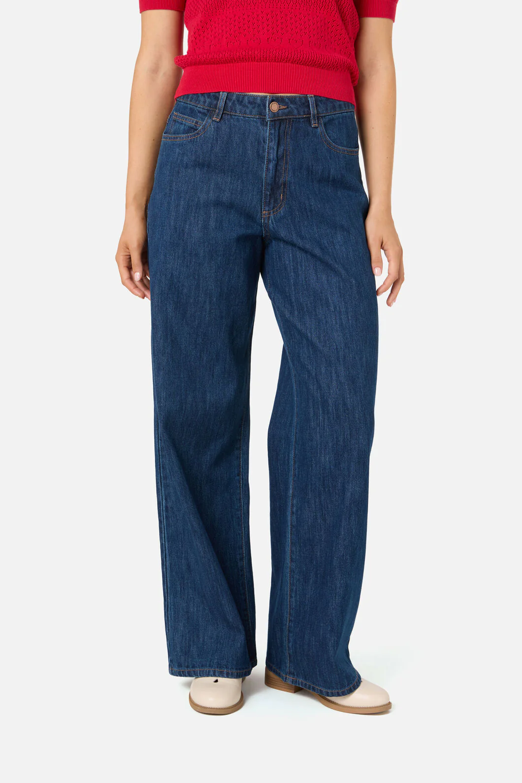 Mia Mid Rise Straight Leg Jean - Image 3