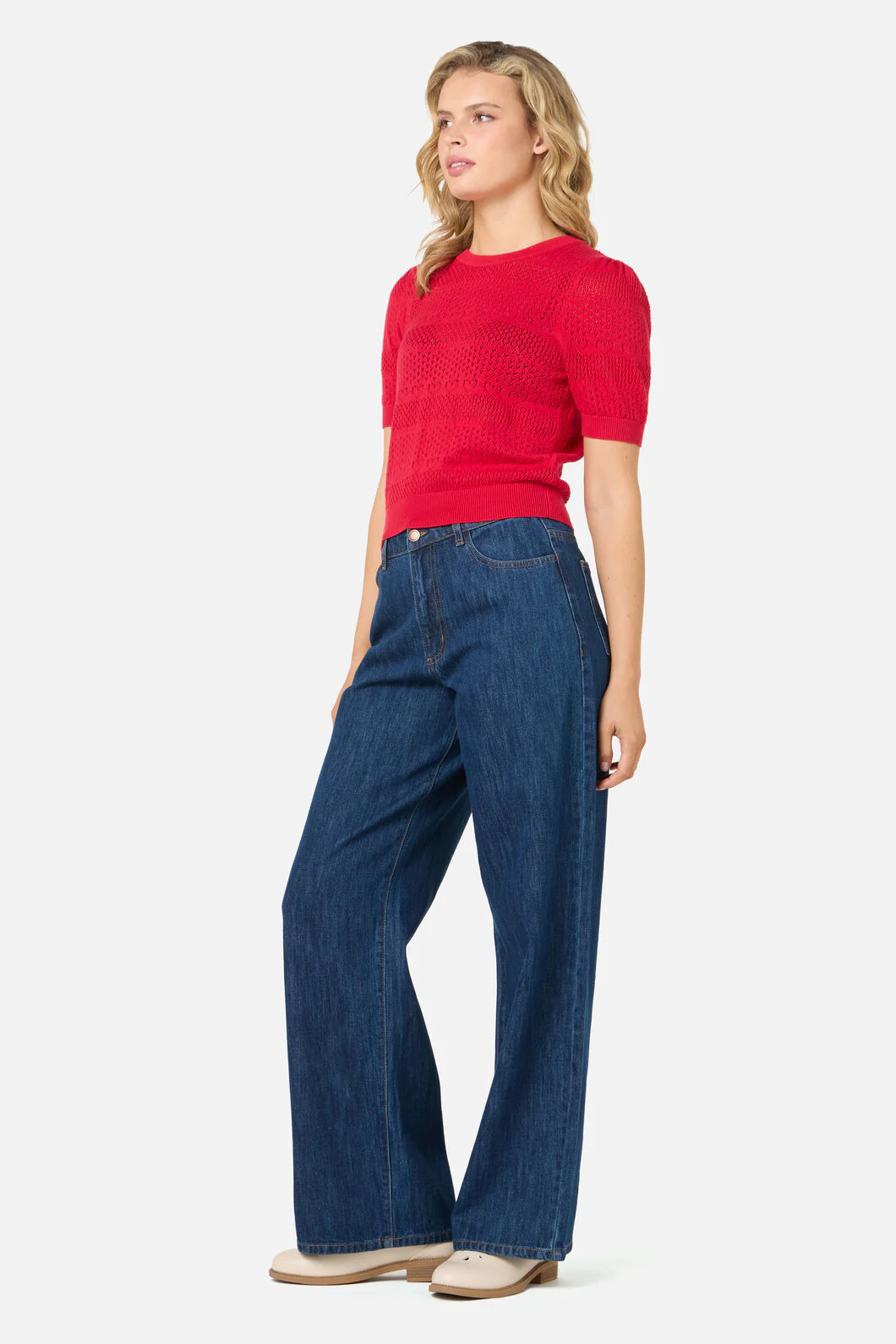 Mia Mid Rise Straight Leg Jean - Image 4